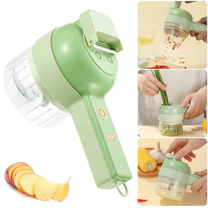 4-In-1 Kitchen Electric Cutter Set