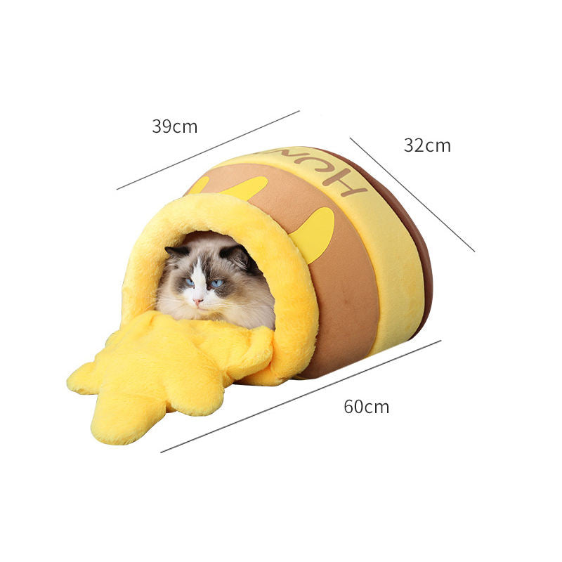 Honey Jar Cat Bed
