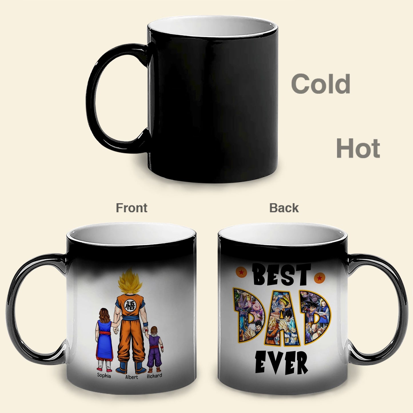 Personalized Gifts For Dad Magic Mug Best Dad Ever 032qhqn300324hh
