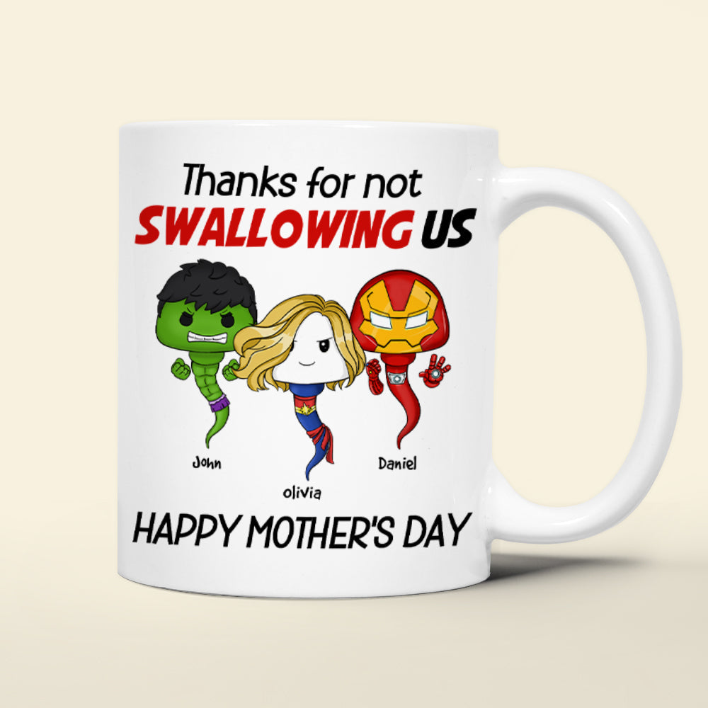Personalized Gifts For Mom Coffee Mug Not Swallowing Us 02nahn150324