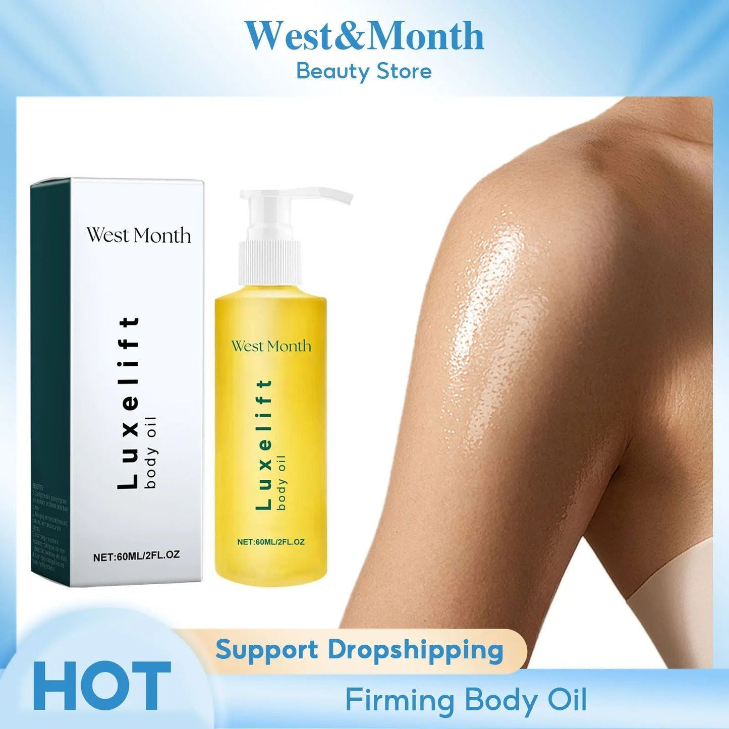 Body Skin Care Oil Hydrates & Moisturizes Skin | Nourishing Oil For Soft, Smooth Skin