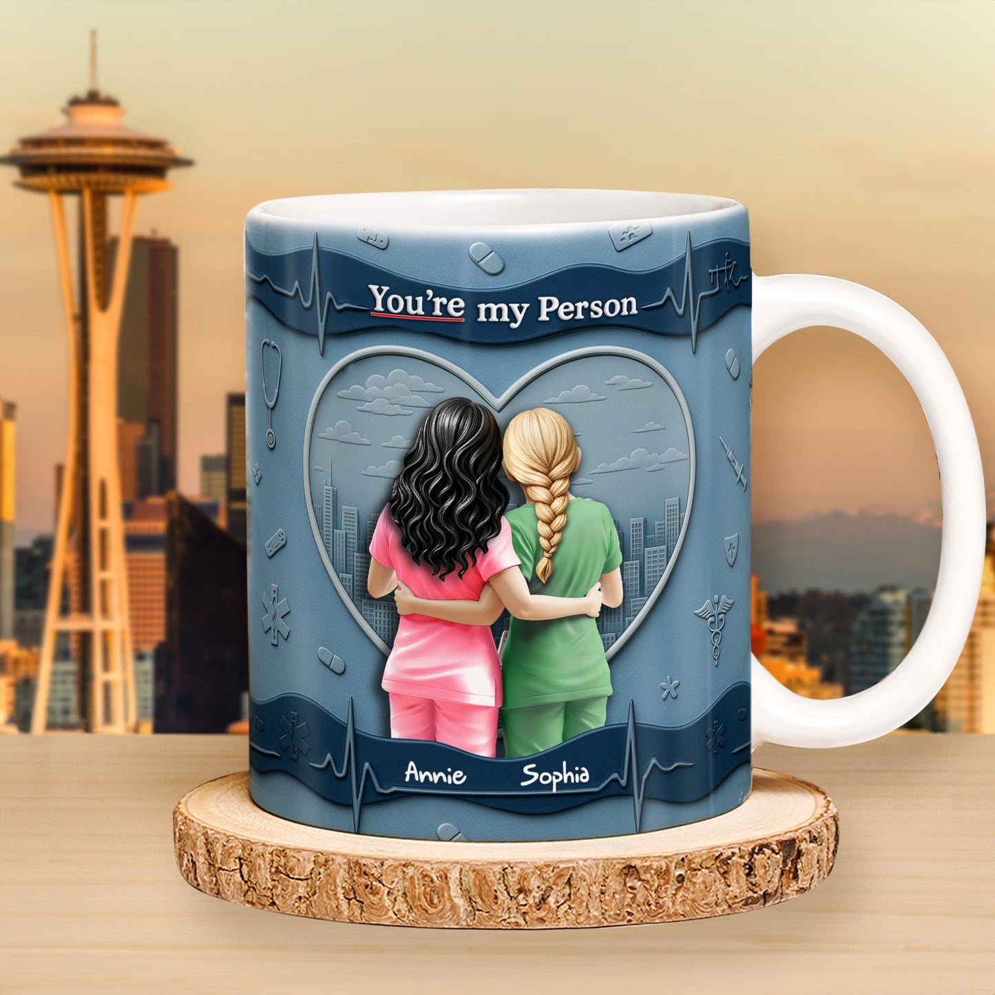 Nurse Besties Coffee Mug - Personalized Gifts For Best Friends 03QHLU290525