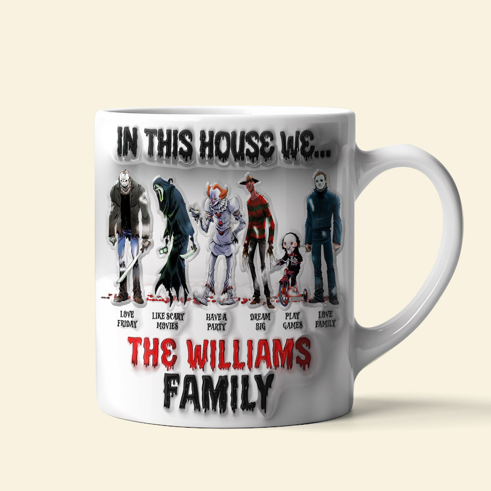 Personalized Gifts For Family Mug Horror Movie Characters 05naqn020824