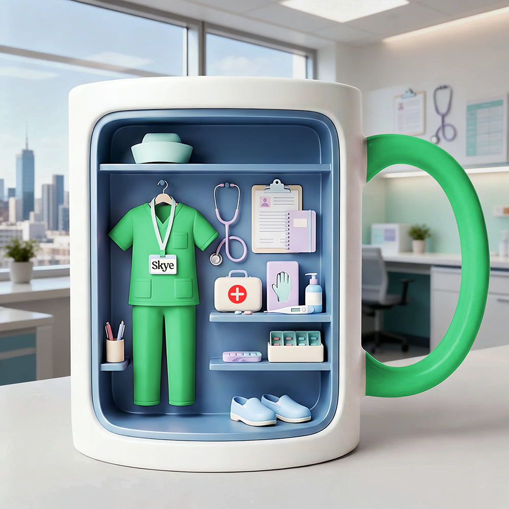 Nurse Coffee Accent Mug - Personalized Gifts For Nurse 03kita241225