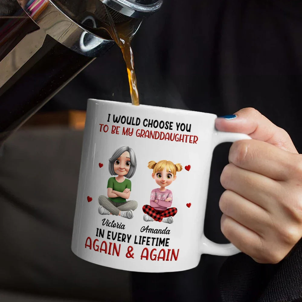 3D Effect I Would Choose You In Every Lifetime - Personalized Mug