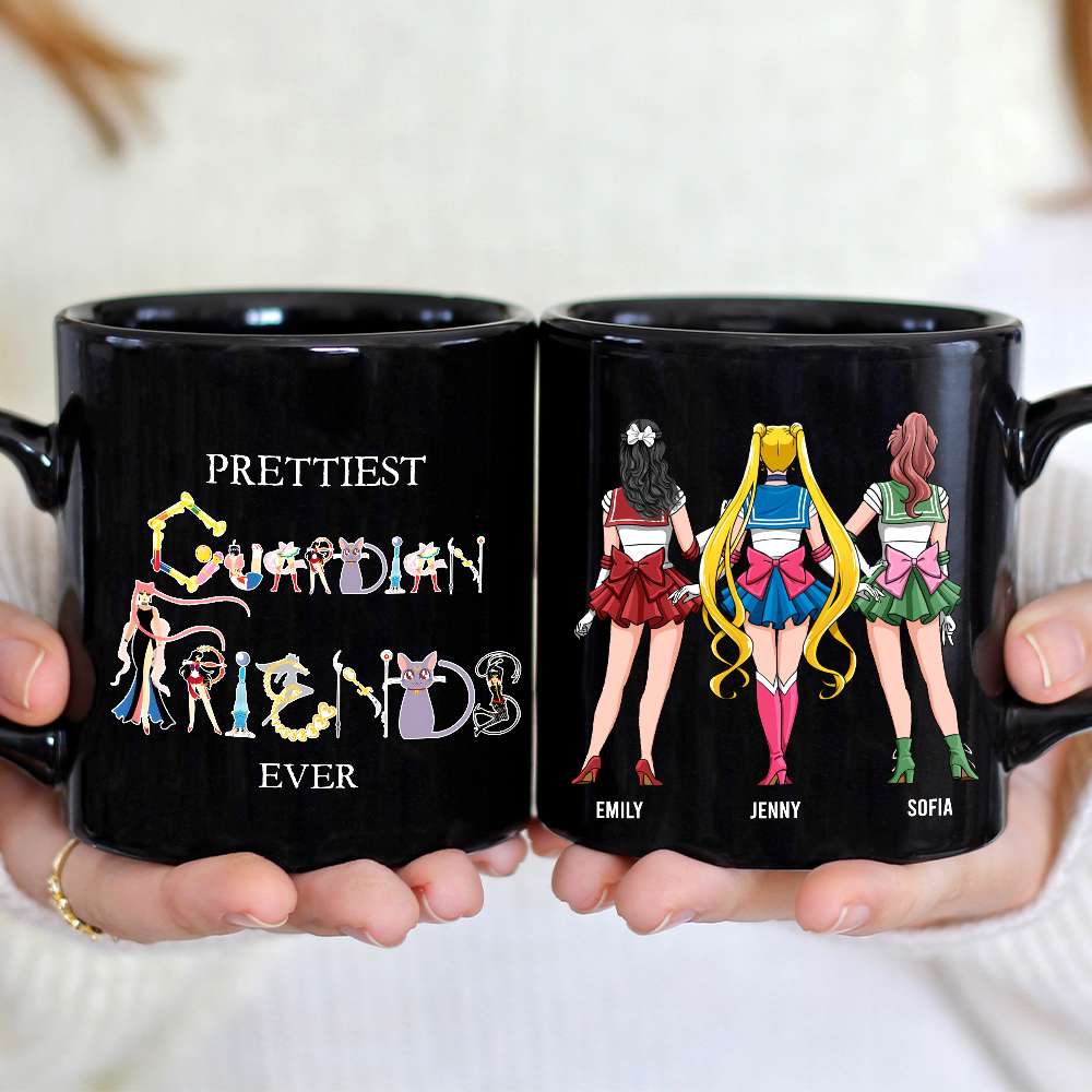 Personalized Gifts For Friends Coffee Mug Prettiest Guardian Friends Ever 01OHMH220224HH