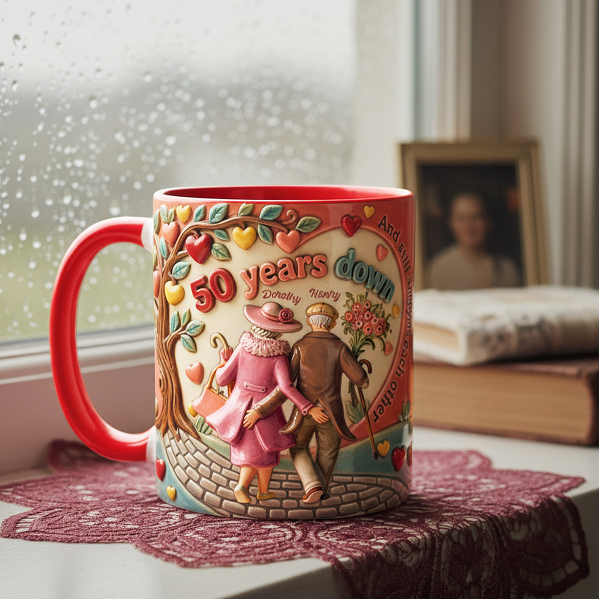 Naughty Old Couple Coffee Mug - Personalized Gifts For Couple 01pata270126