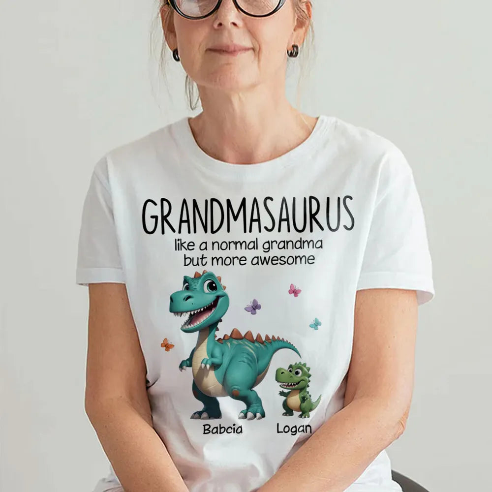 Personalized Grandmasaurus Ceramic Mug - Unique Grandma Gift