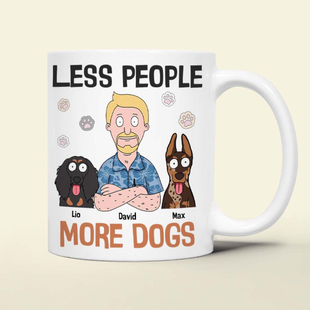 Dog Dad Coffee Mug Personalized Gifts For Pet Lovers 02totn020425hg