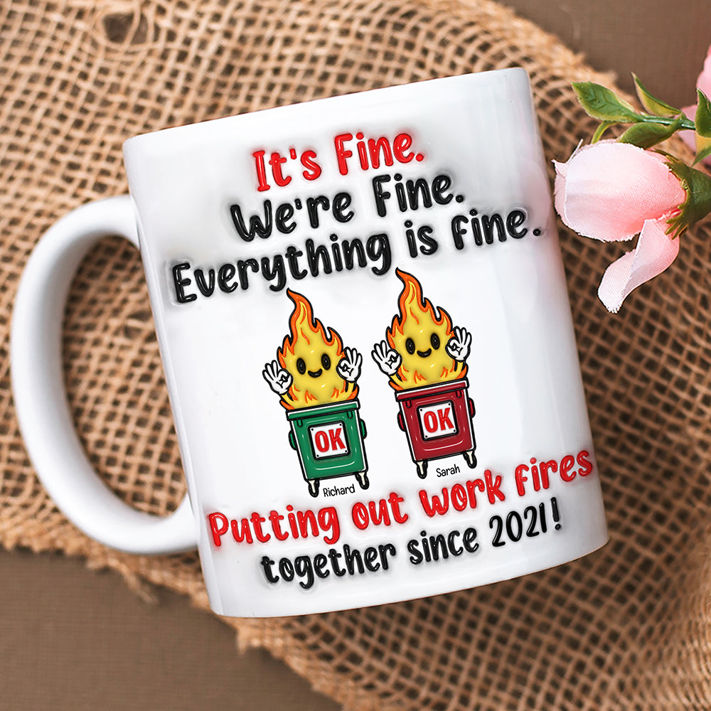 Personalized Gifts For Friends Dumpsters 3D Inflated Coffee Mug 04OHQN121224