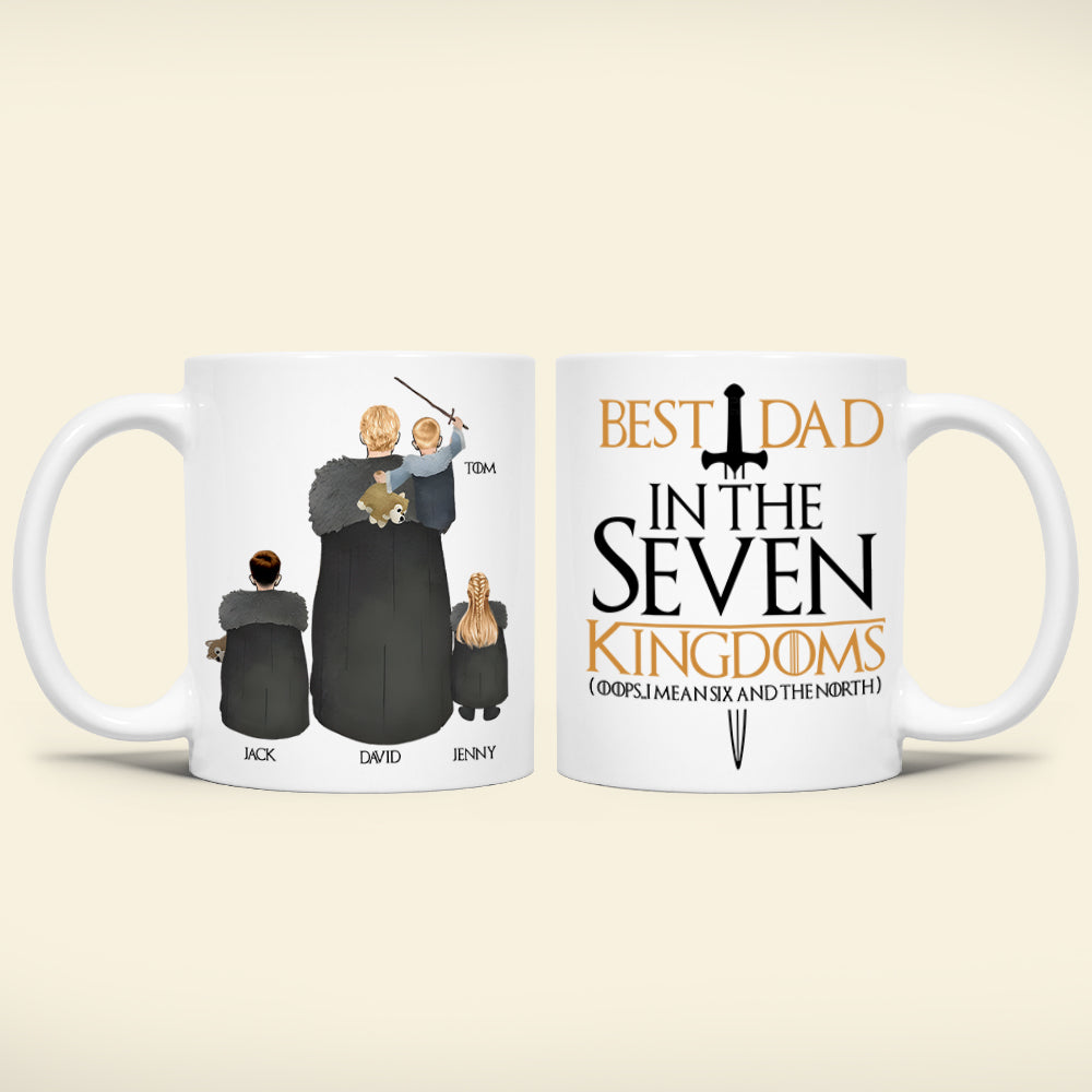 Personalized Gifts For Dad Coffee Mug Best Dad In The Seven Kingdoms 02QHTN250124 Father's Day Gifts
