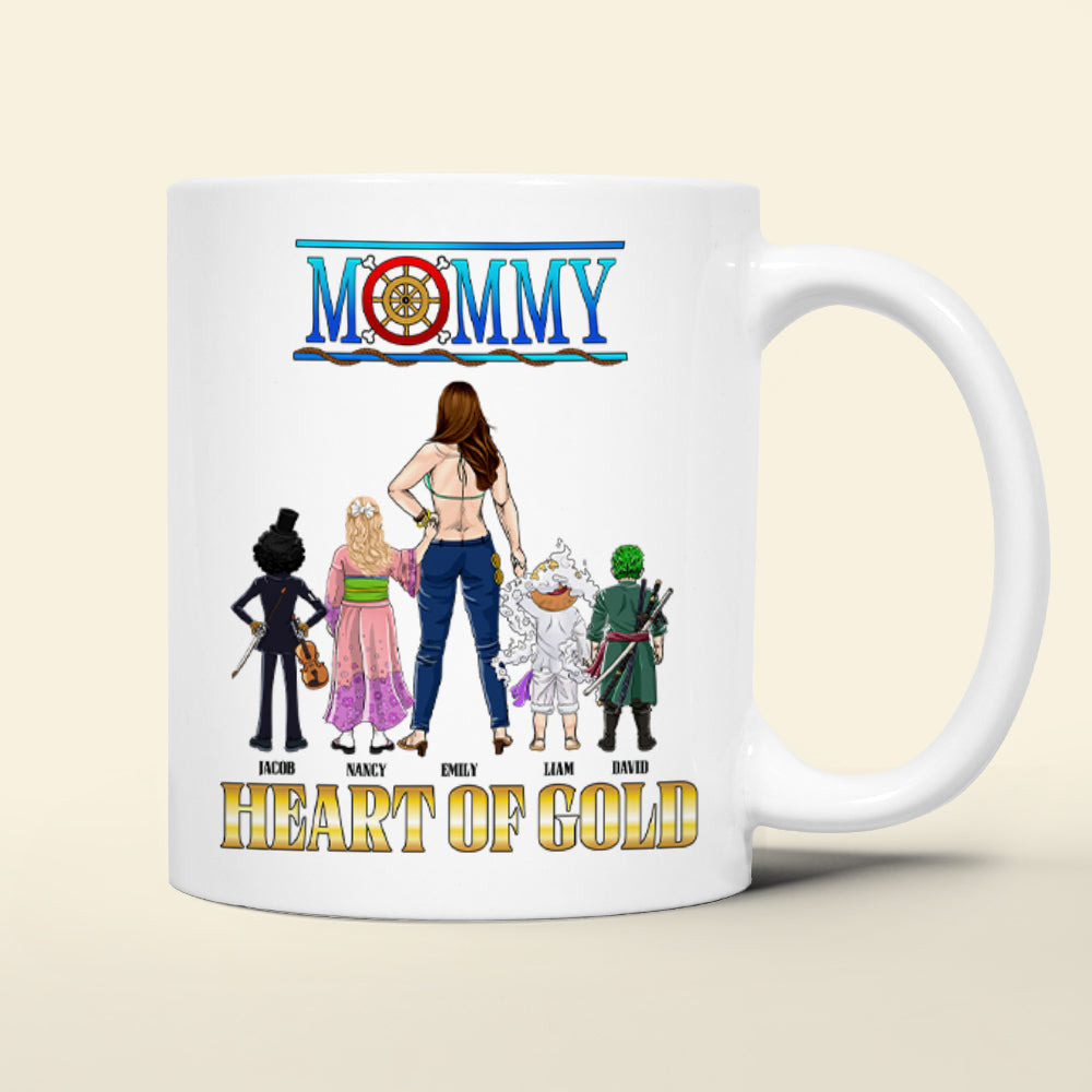 Personalized Gifts For Dad Coffee Mug Father Heart Of Gold 012KAPU260324PA