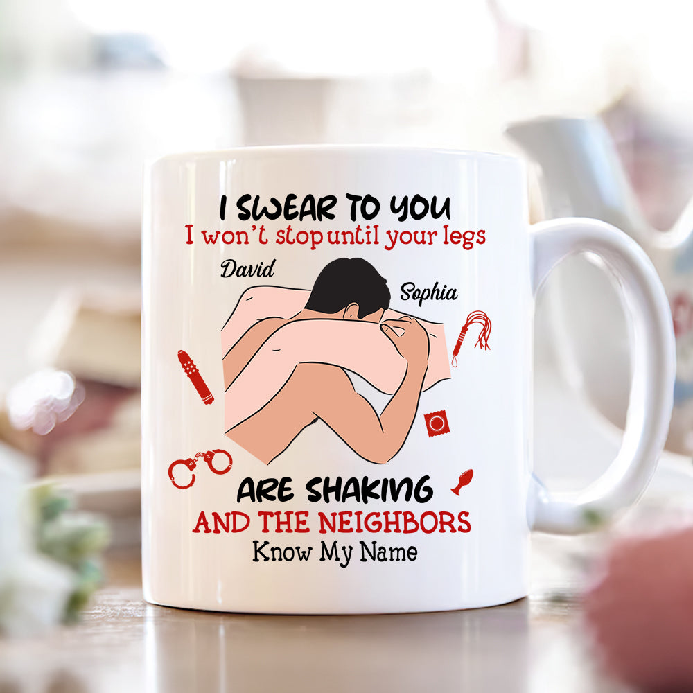 Personalized Gift For Couple Mug I Swear To You