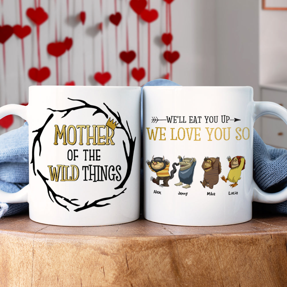 Personalized Gifts For Mom Coffee Mug Mother Of The Wild Things 02NAHN270324