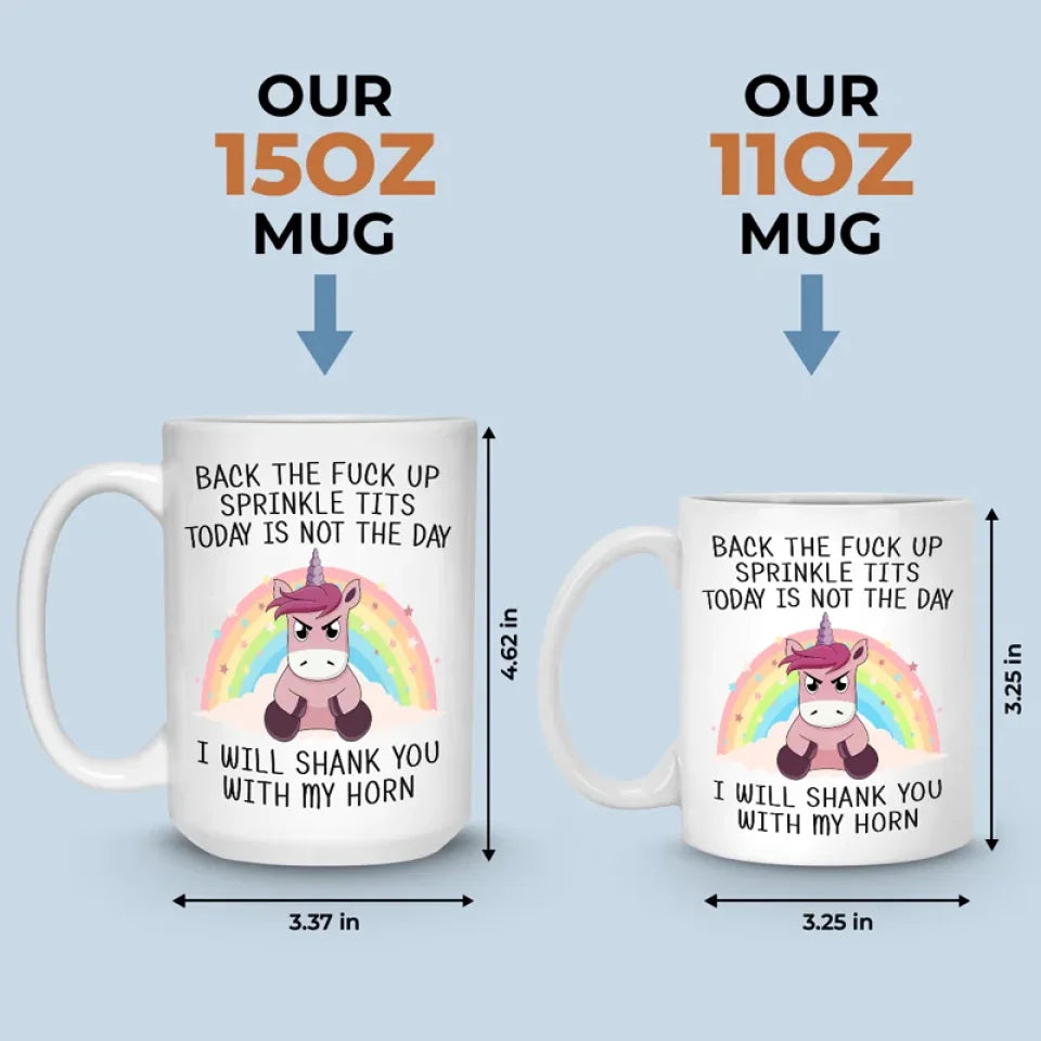 I May Sparkle, But Don't Underestimate My Rage - Friend Personalized Custom Mug - Christmas Gift For Best Friends, Sisters, Family Members, Coworkers