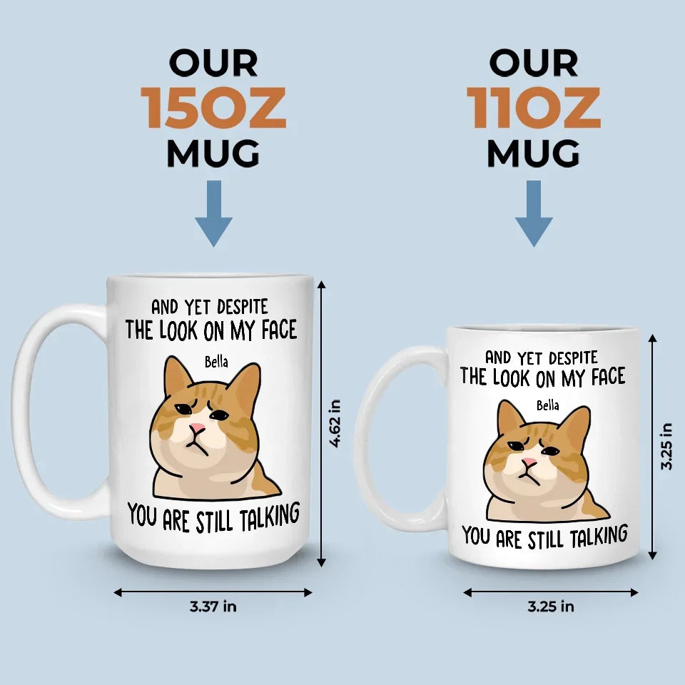 With My Expression Saying Enough - Friend Personalized Custom Mug - Christmas Gift, Birthday Gift For Best Friends, Family Members, Coworkers, Yourself