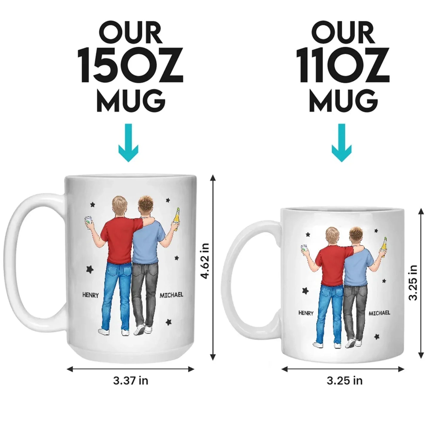No Other Brother Can Compare - Family Personalized Custom Mug - Gift For Family Members