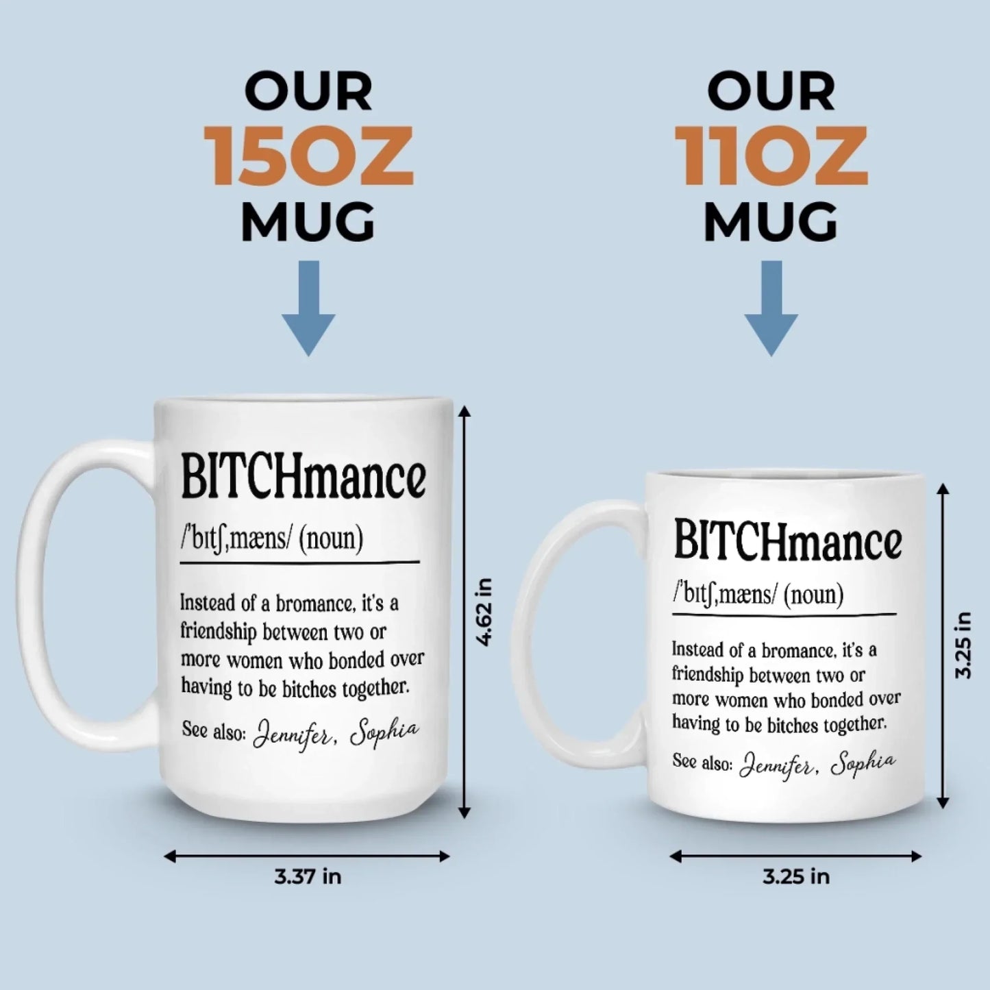 Custom Mug - Personalized Birthday Gifts For Coworker, Work Bestie - Money Earned By A Woman