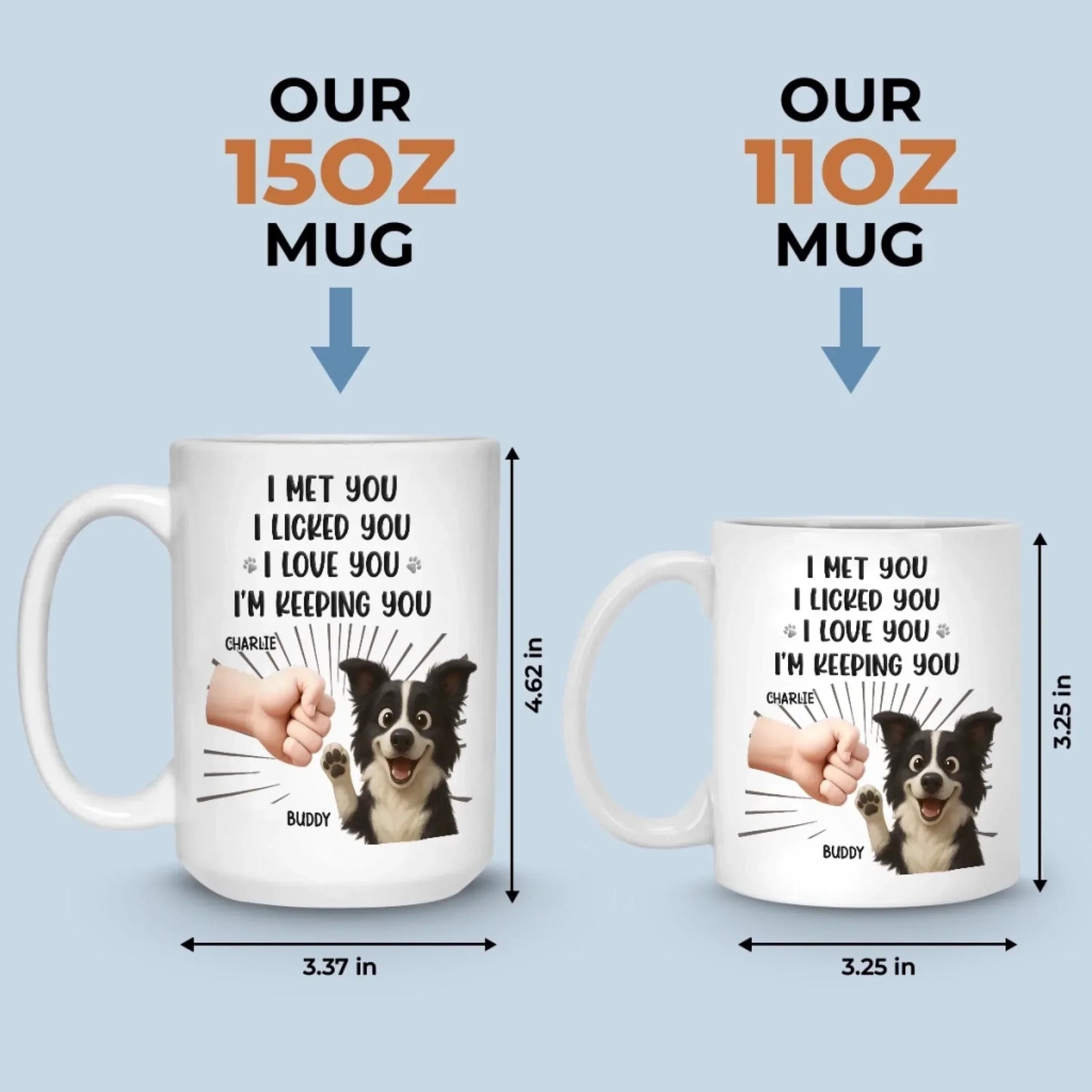 Custom Mug - Personalized Birthday Gifts For Dog Cat Lovers, Dog Dad And Mom, Cat Owners - My Pets Think I'm Cool