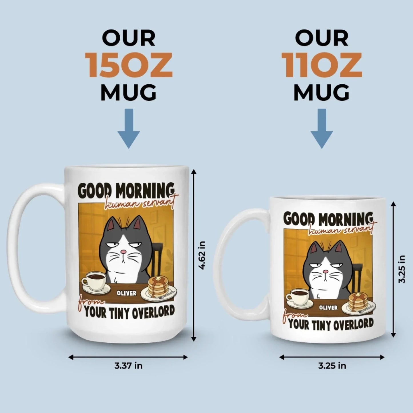 Custom Mug - Personalized Birthday Gifts For Cat Lovers, Cat Mom And Dad - I'm Watching You