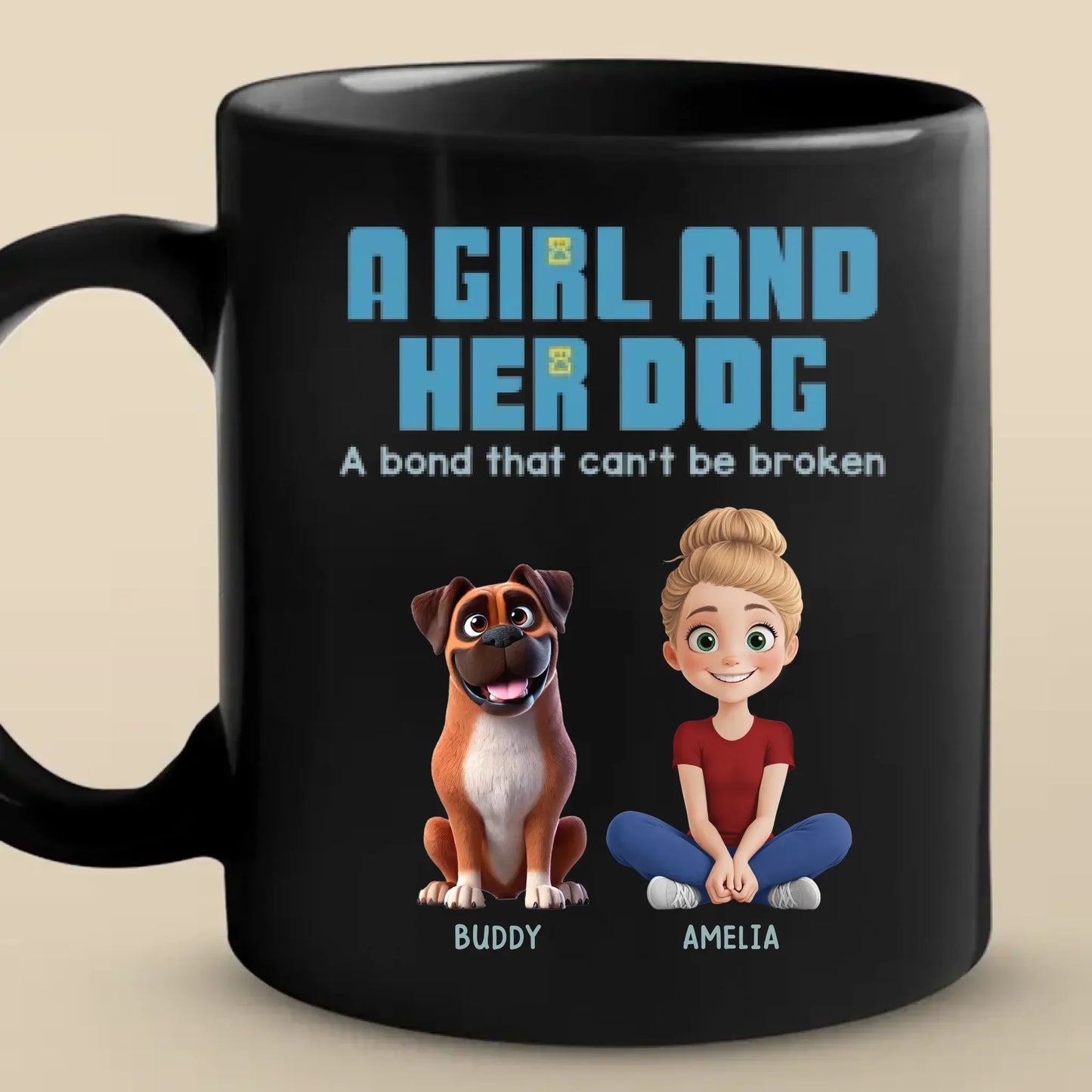 Custom Mug - Personalized Christmas Birthday Gifts For Dog Cat Lovers, Dog Dad And Mom, Cat Owners - Pets Make Lives Whole