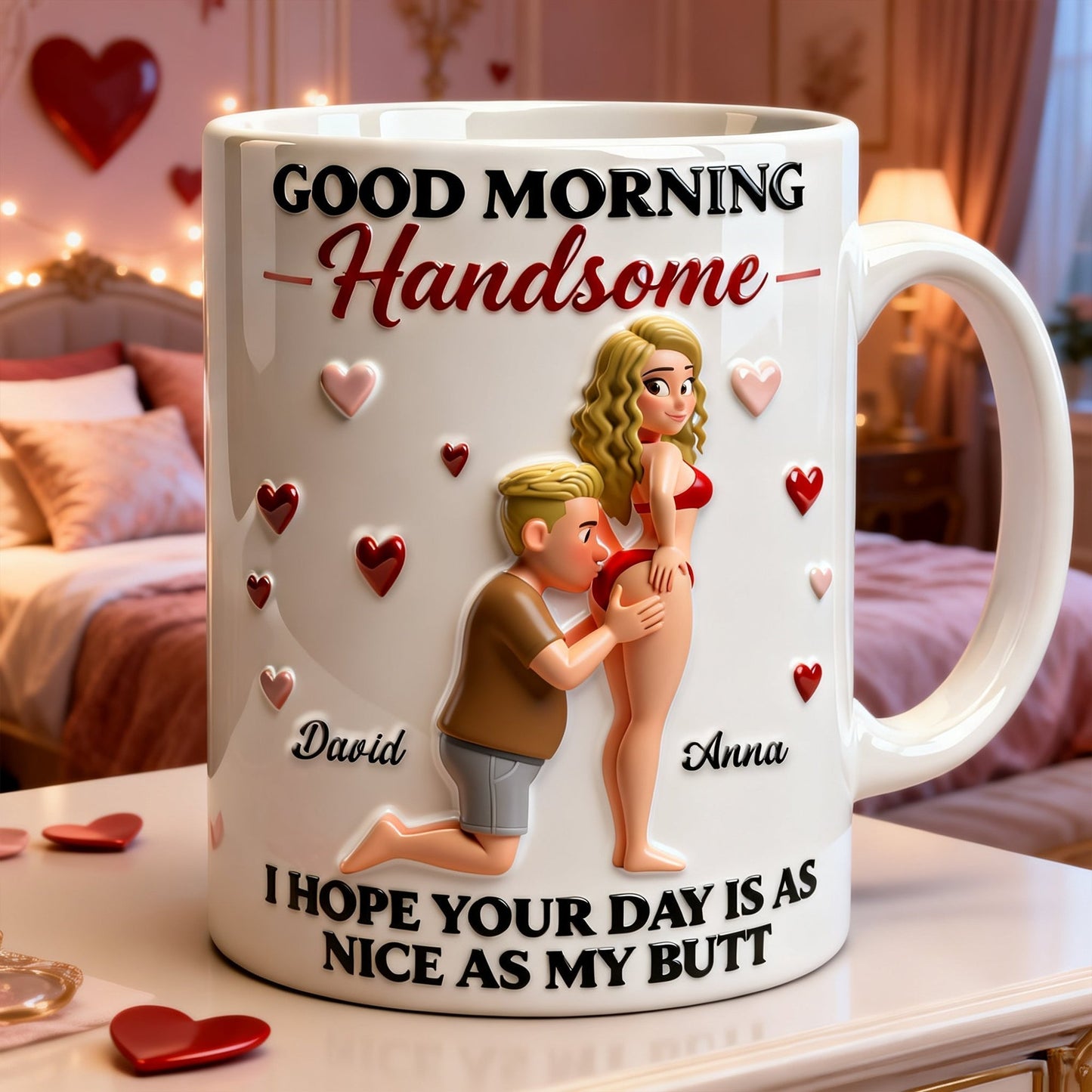 Naughty Couple Coffee Mug - Personalized Gifts For Couple 04natn090126