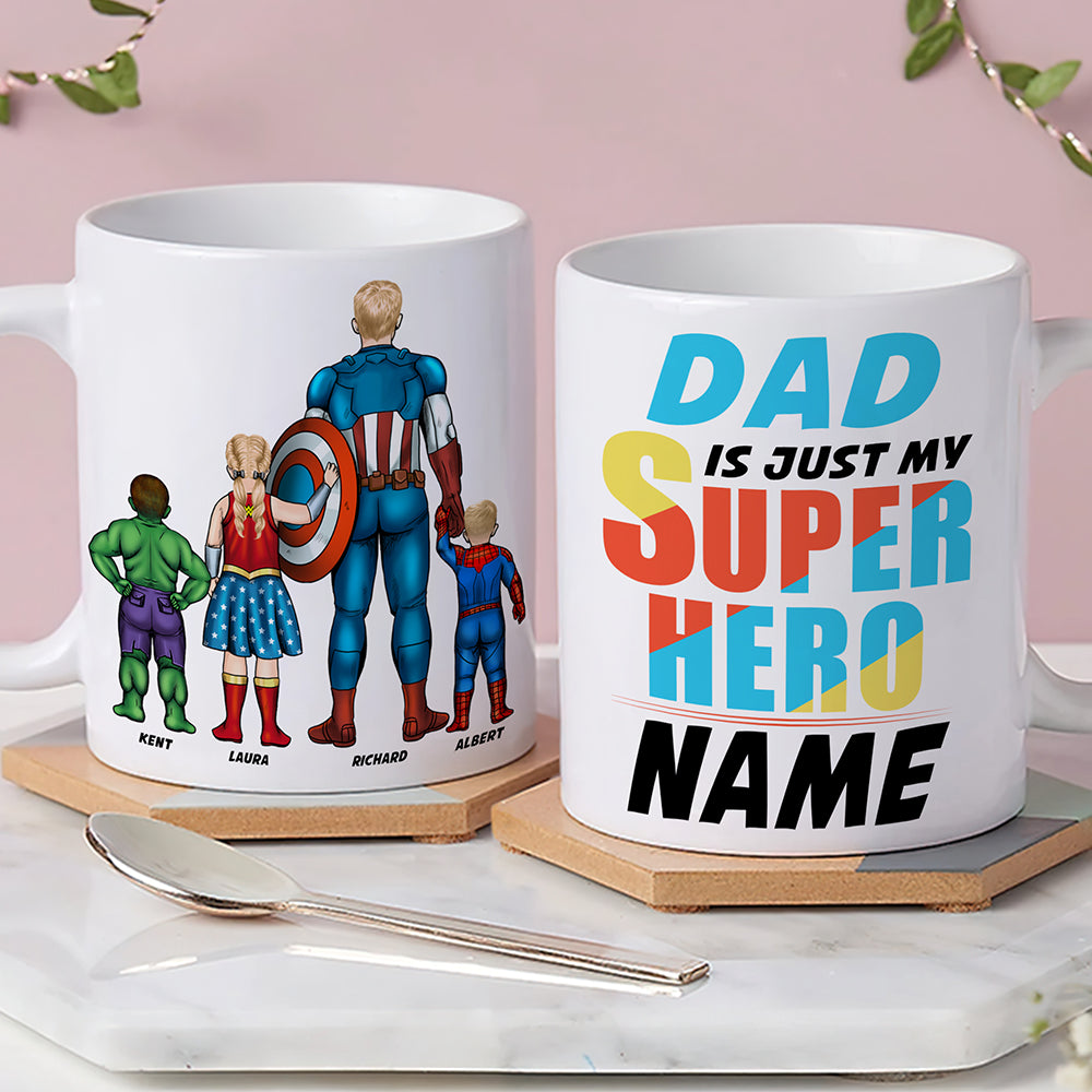 Personalized Gifts For Dad Coffee Mug Dad Is The Best 031TOQN240325PA