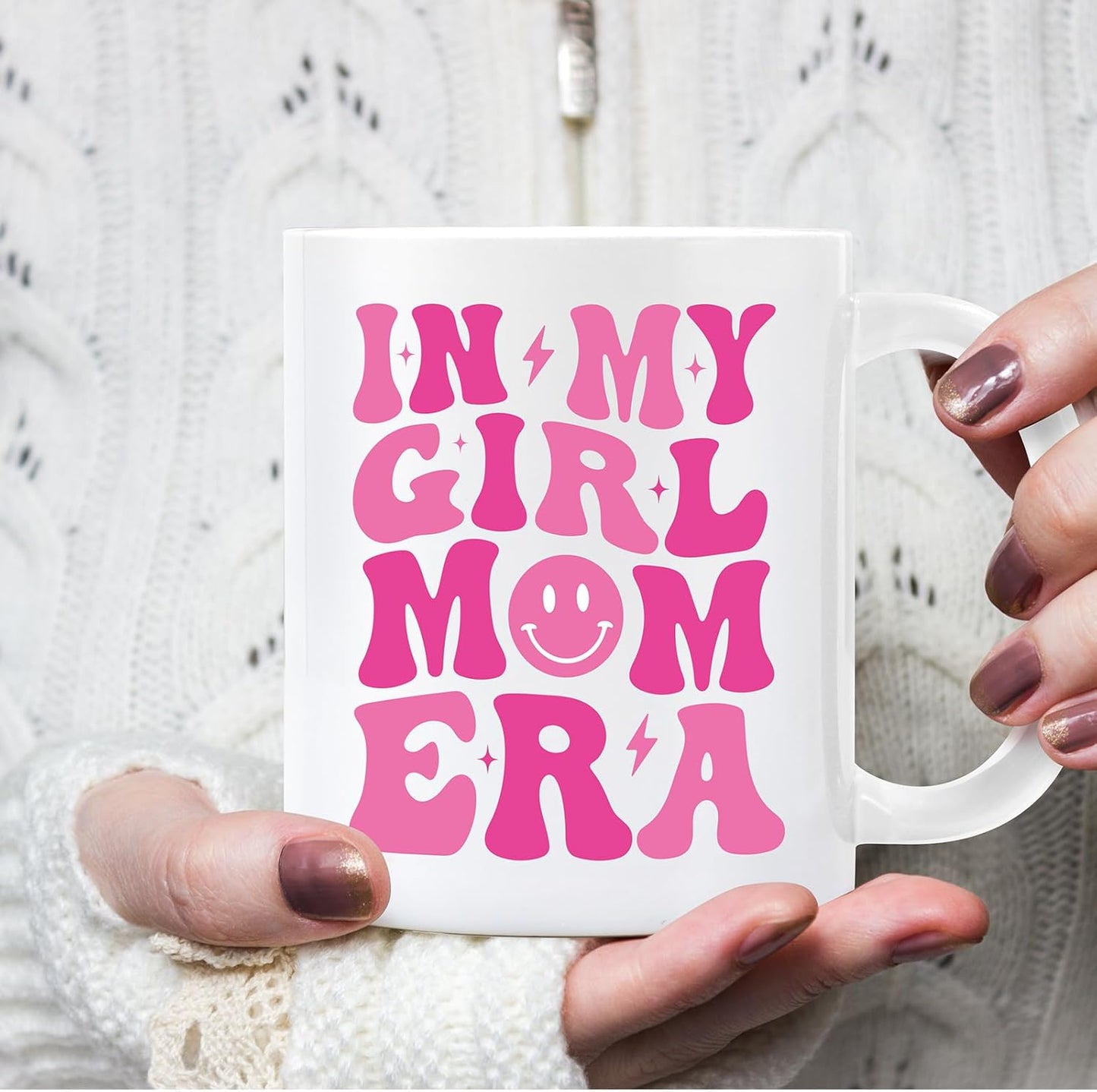 Mom of Girls Coffee Mug Gift for New Mom Pregnancy Baby Shower Mother's Day Birthday Gift