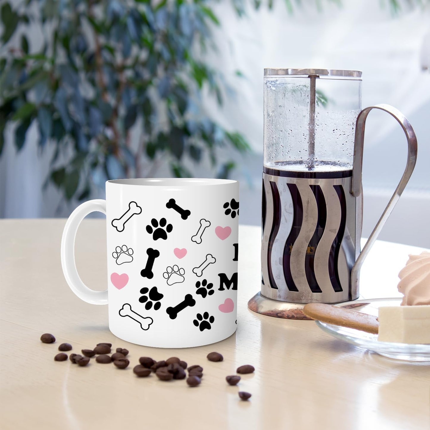 Dog Mom Coffee Mug Dog Lover Gift for Dog Mom Women Grandma, Birthday Christmas Gift