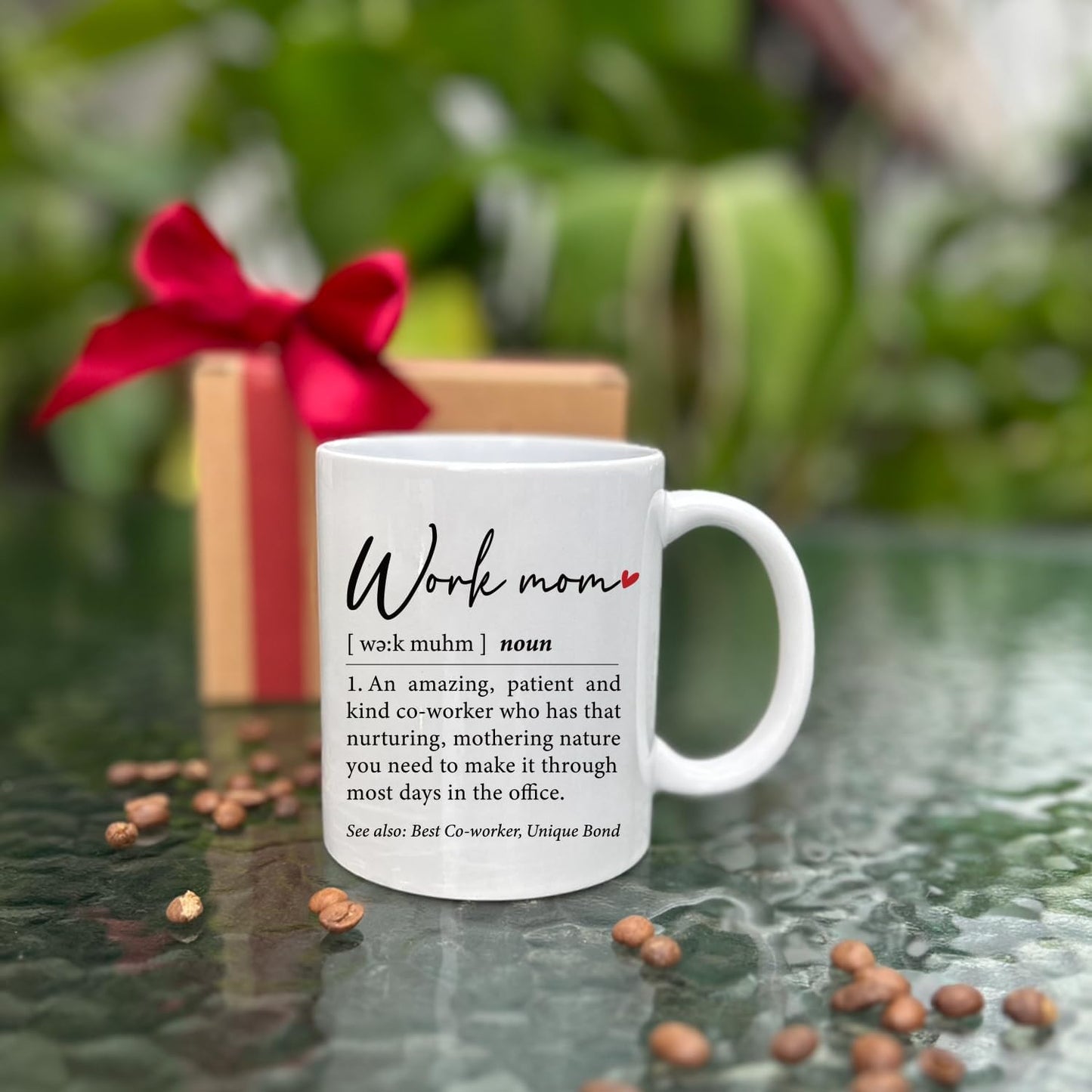 Work Mom Definition Coffee Mug Funny Gift for Working Mom Coworker Boss