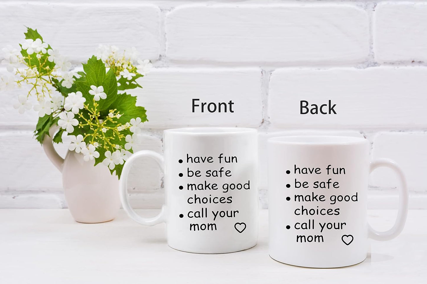 Call Your Mom Coffee Mug Funny Graduation Gift for College Student Daughter Son