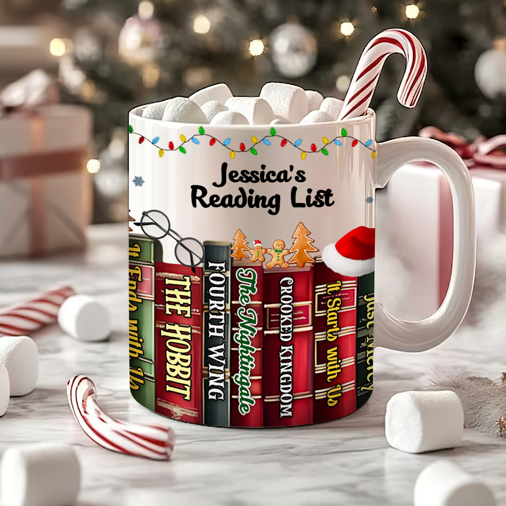 Personalized Gifts For Book Lover Christmas Coffee Mug 03HUPU221124