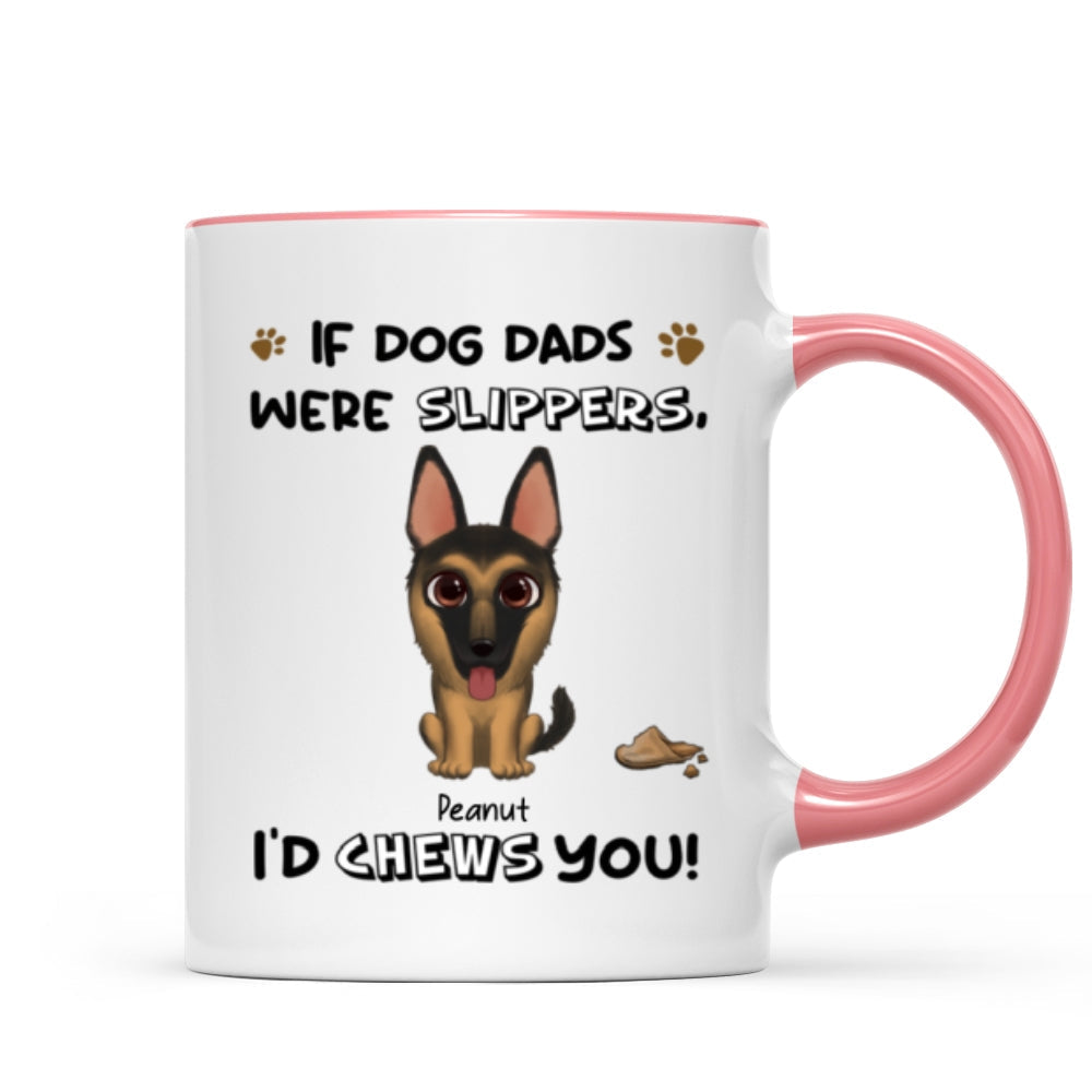 I'd Chews You Funny Gift For Dog Lover Cute Watercolor Dogs Personalized Mug