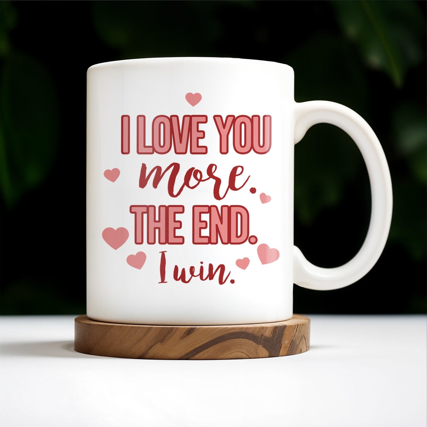 You Are My Person, I Love You More Couple Mug - Personalized Custom Coffee Mug - CPL251_MG