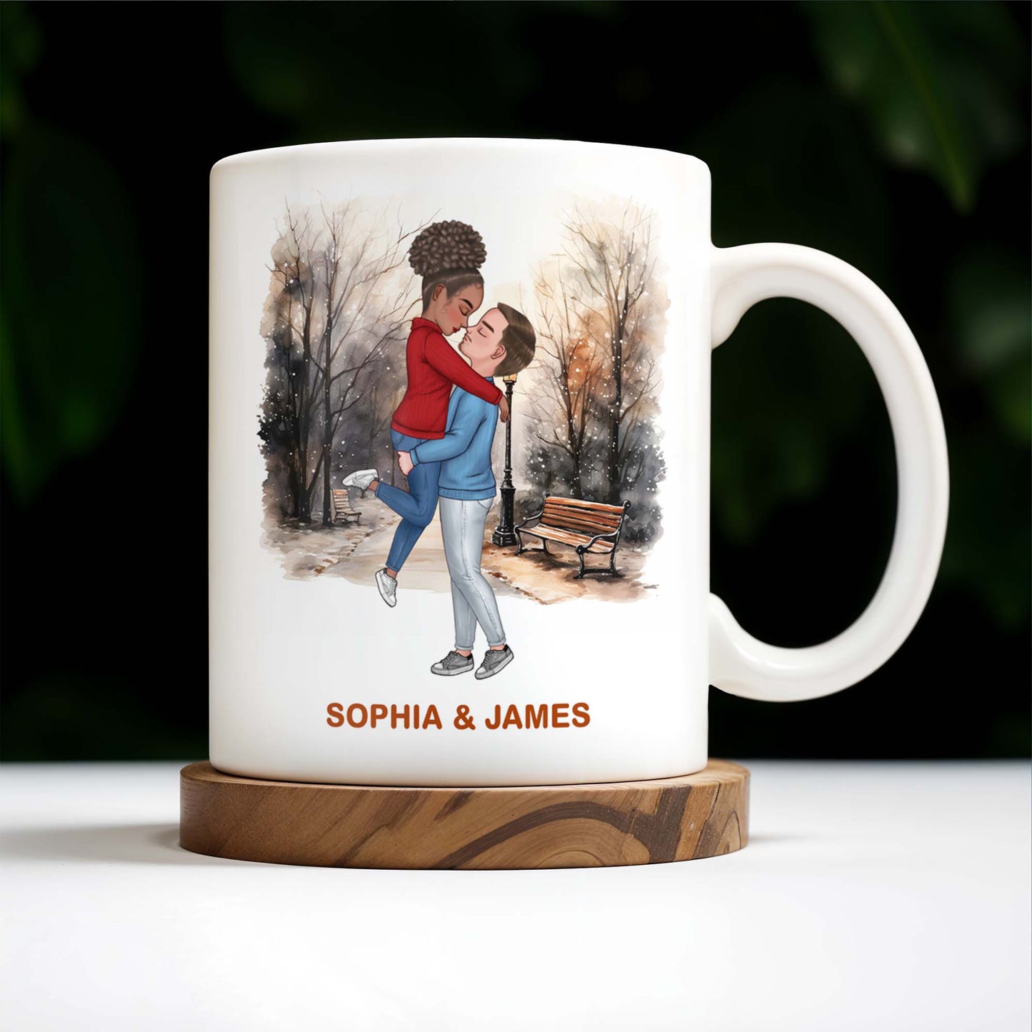 To My Boyfriend Soulmate And Companion Love Message - Personalized Custom Coffee Mug - CPL269_MG