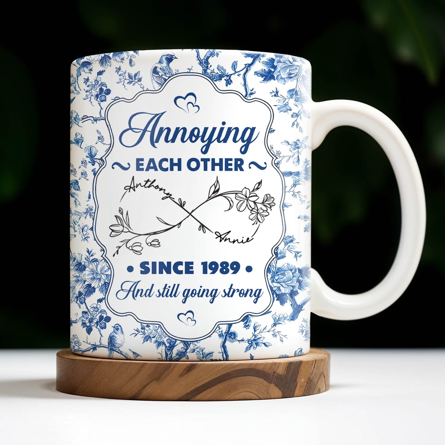 Annoying Each Other Since And Still Going Strong - Personalized Custom Coffee Mug - CPL415_MG