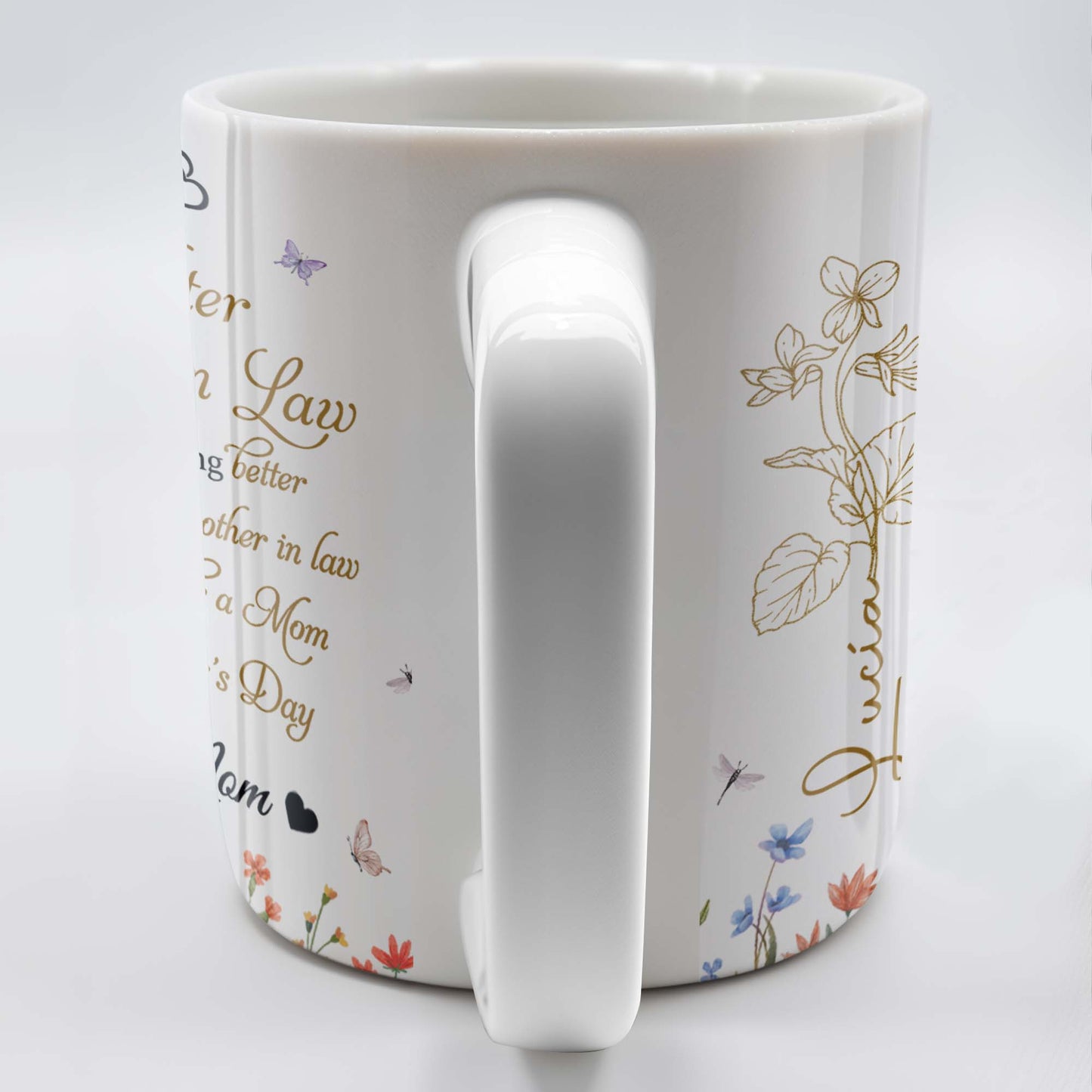 To My Daughter In Law, The Only Thing Better Than Being Your Mother In Law - Personalized Custom Coffee Mug - DAU170_MG