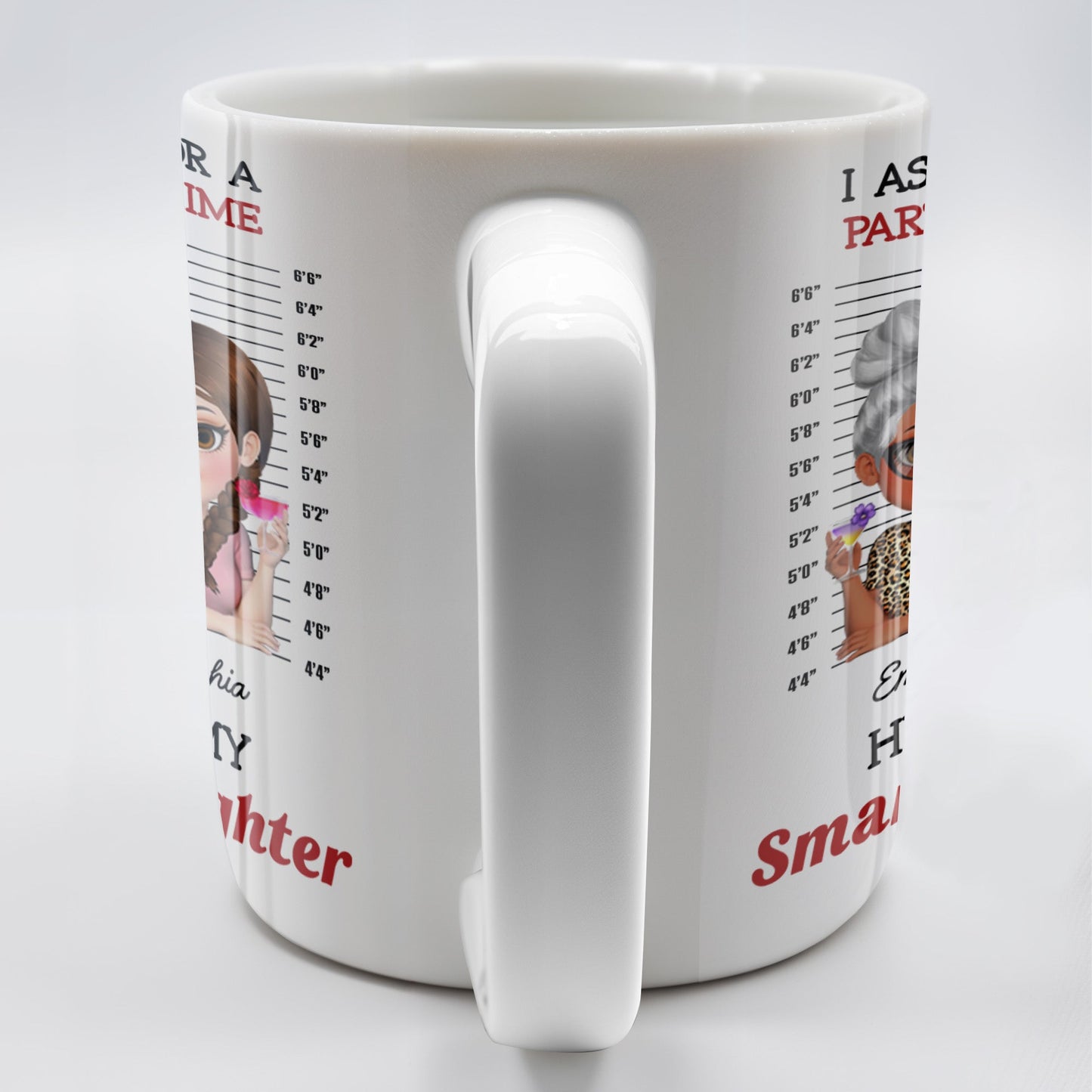 I Asked God For A Partner In Crime, He Sent Me My Daughter - Personalized Custom Coffee Mug - DAU216_MG