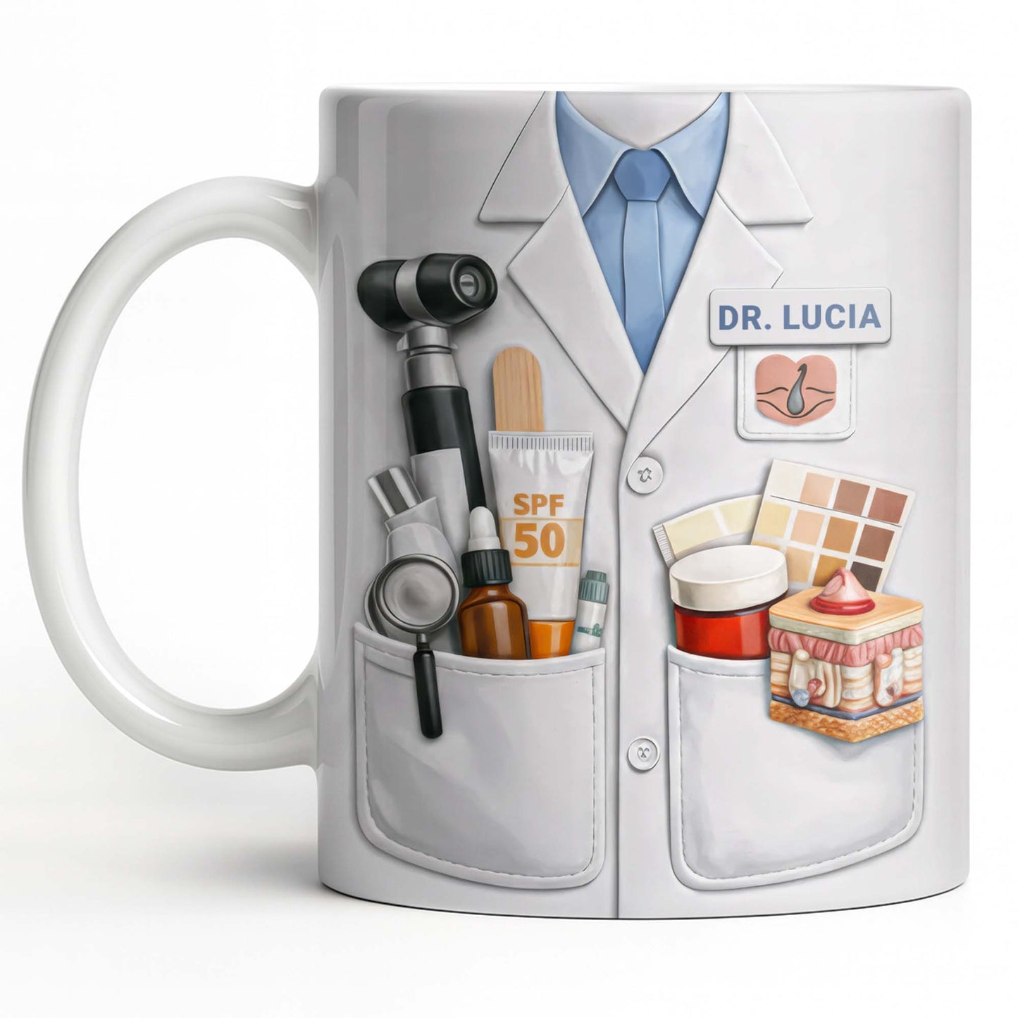 Celebrate Medical Professionals With Essential Medical Tools - Personalized Custom Coffee Mug - DOC099_MG