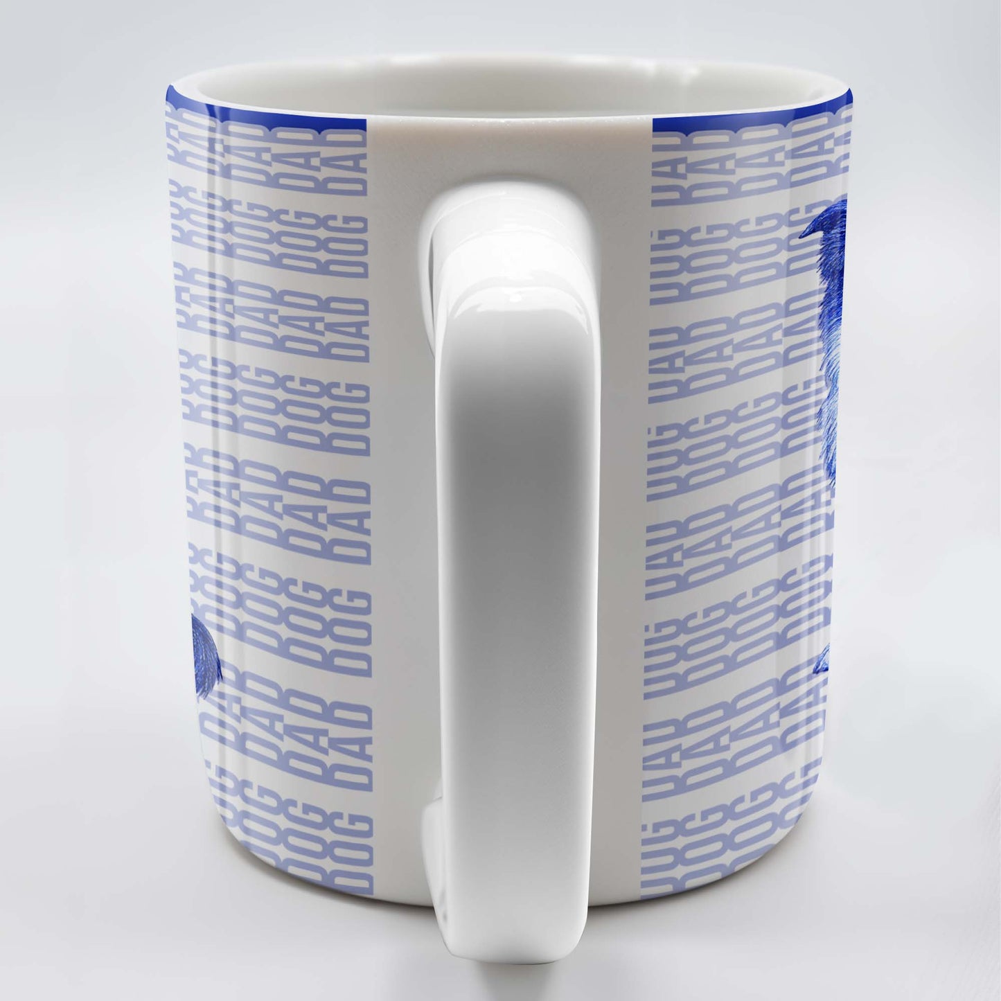 A Connection That Lasts Forever With Dog And Flowers - Personalized Custom Coffee Mug - DOG057_MG