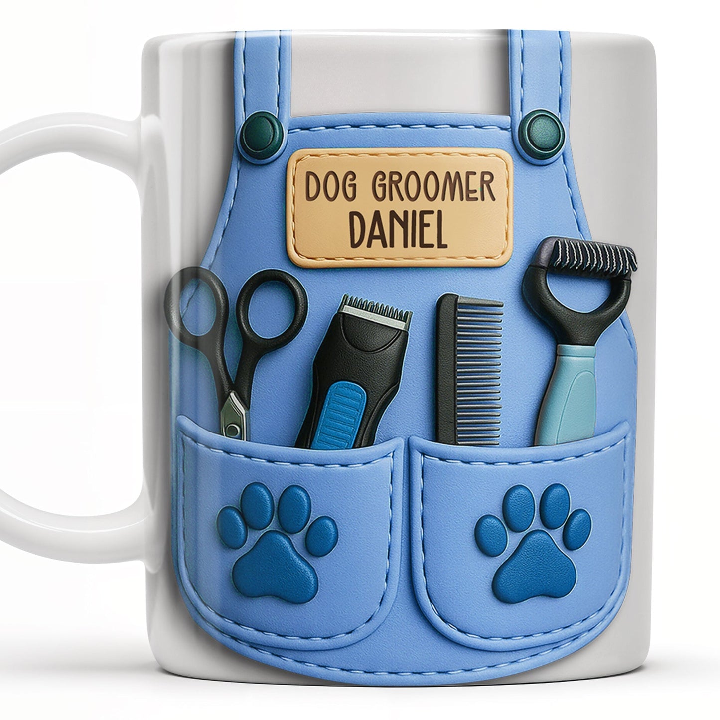 Dog Groomer Professionally Personalized Mug - Personalized Custom Coffee Mug - DOG064_MG