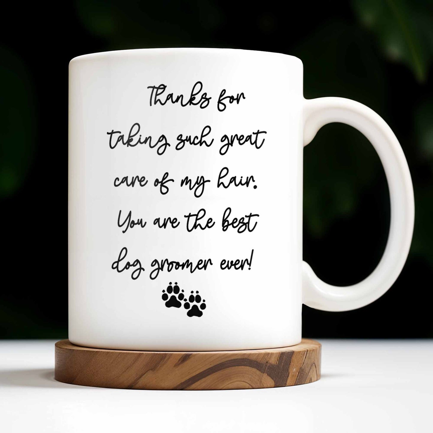 Best Dog Groomer Thanks For Taking Such Great Care - Personalized Custom Coffee Mug - DOG067_MG