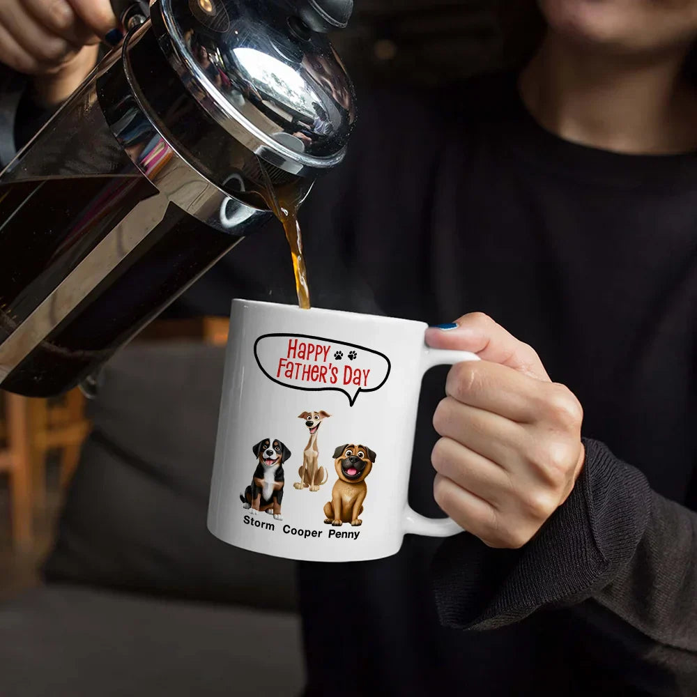 Dad You Work Hard And Raise Me Well - Personalized Mug
