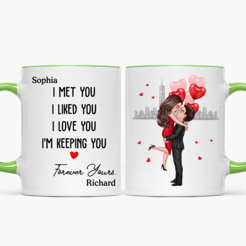 Forever Yours Couple Anniversary Gift Personalized Mug