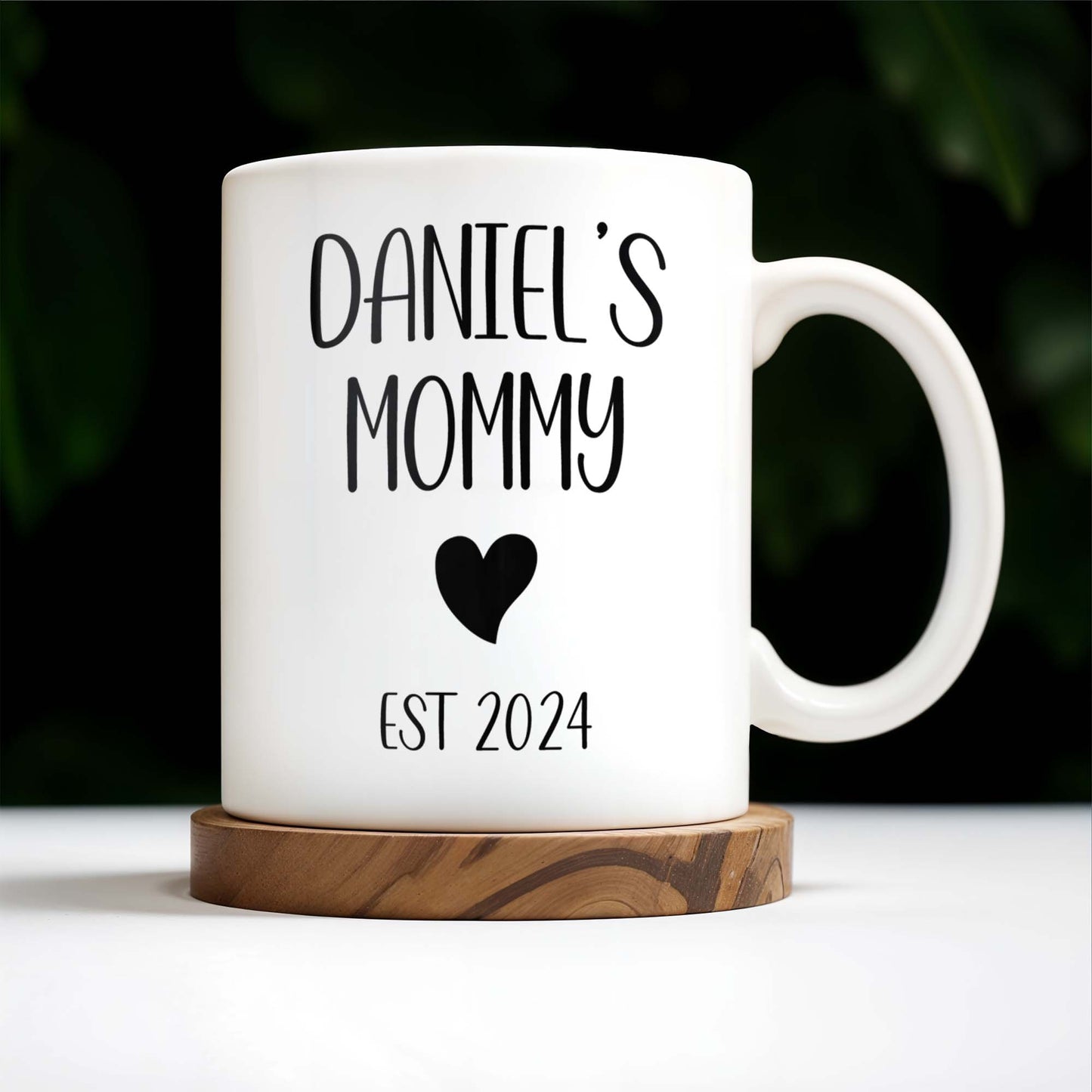 Personalized Love Heart Special Year Mug - Personalized Custom Coffee Mug - FAM247_MG