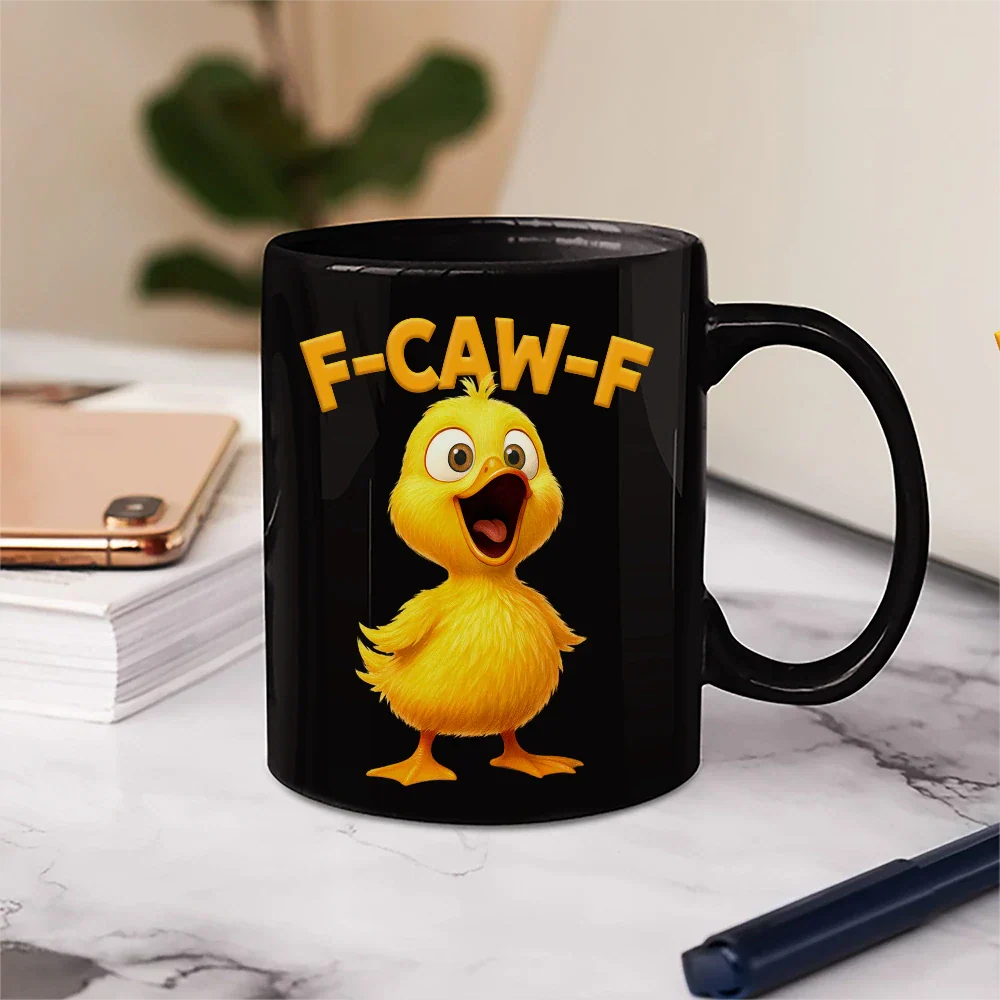 Funny Chicken F-Caw-F - Personalised Mug