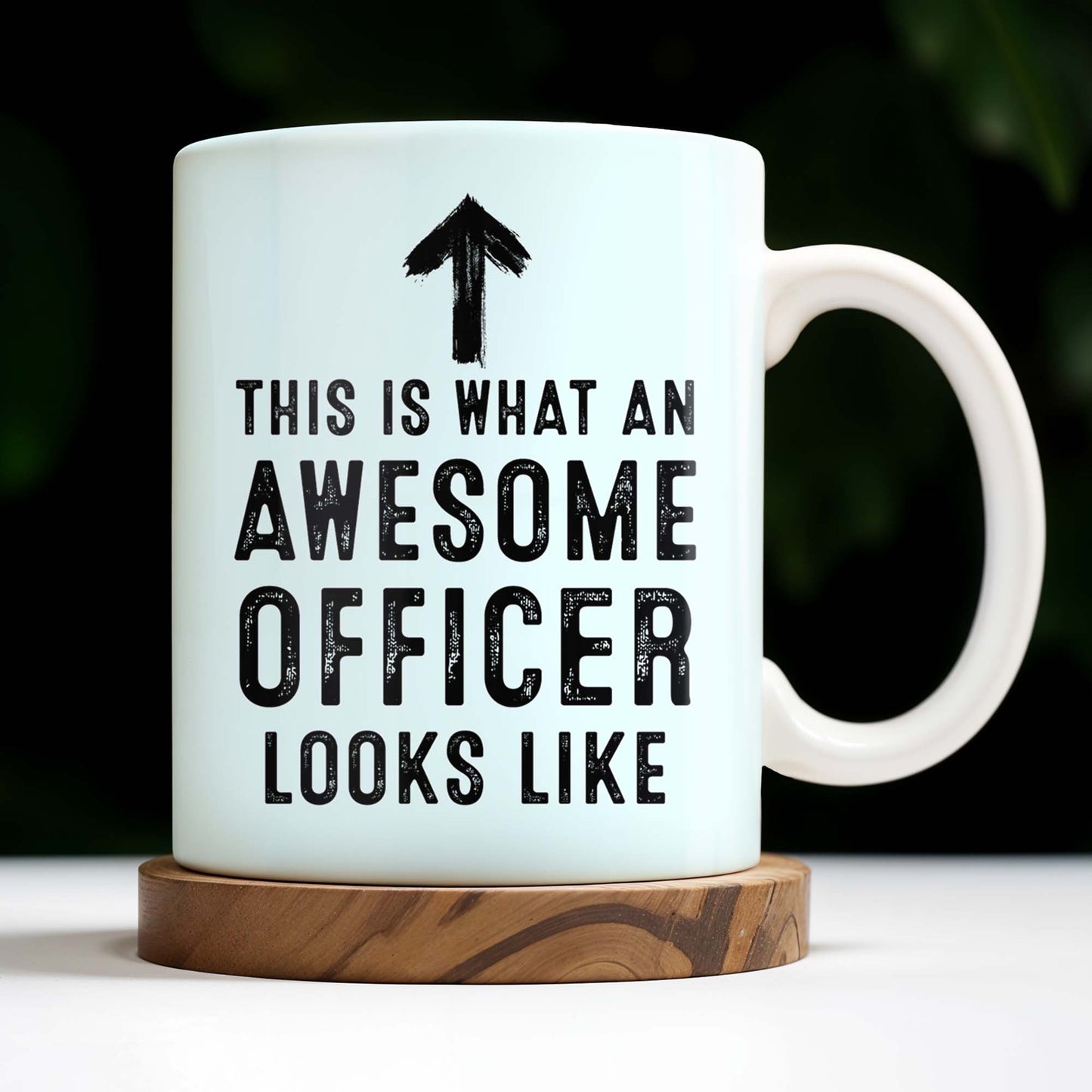 This Is What An Awesome Officer Looks Like, Arrow - Personalized Custom Coffee Mug - GRAD293_MG