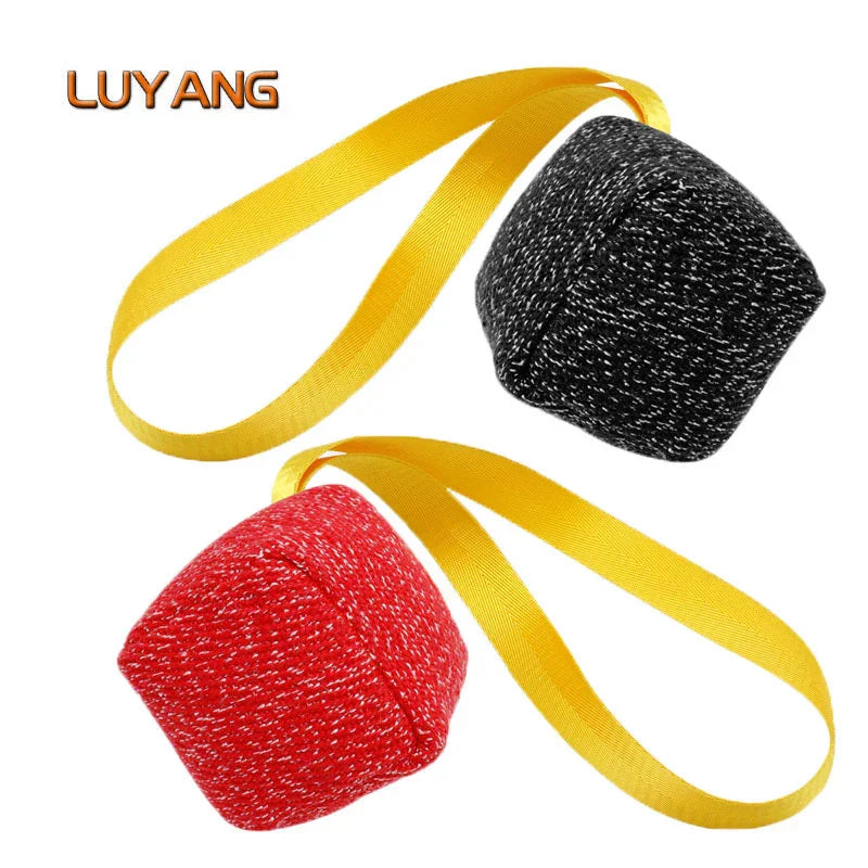 Large Dogs Bite Training Tugs Pillow Nylon Rope Handle