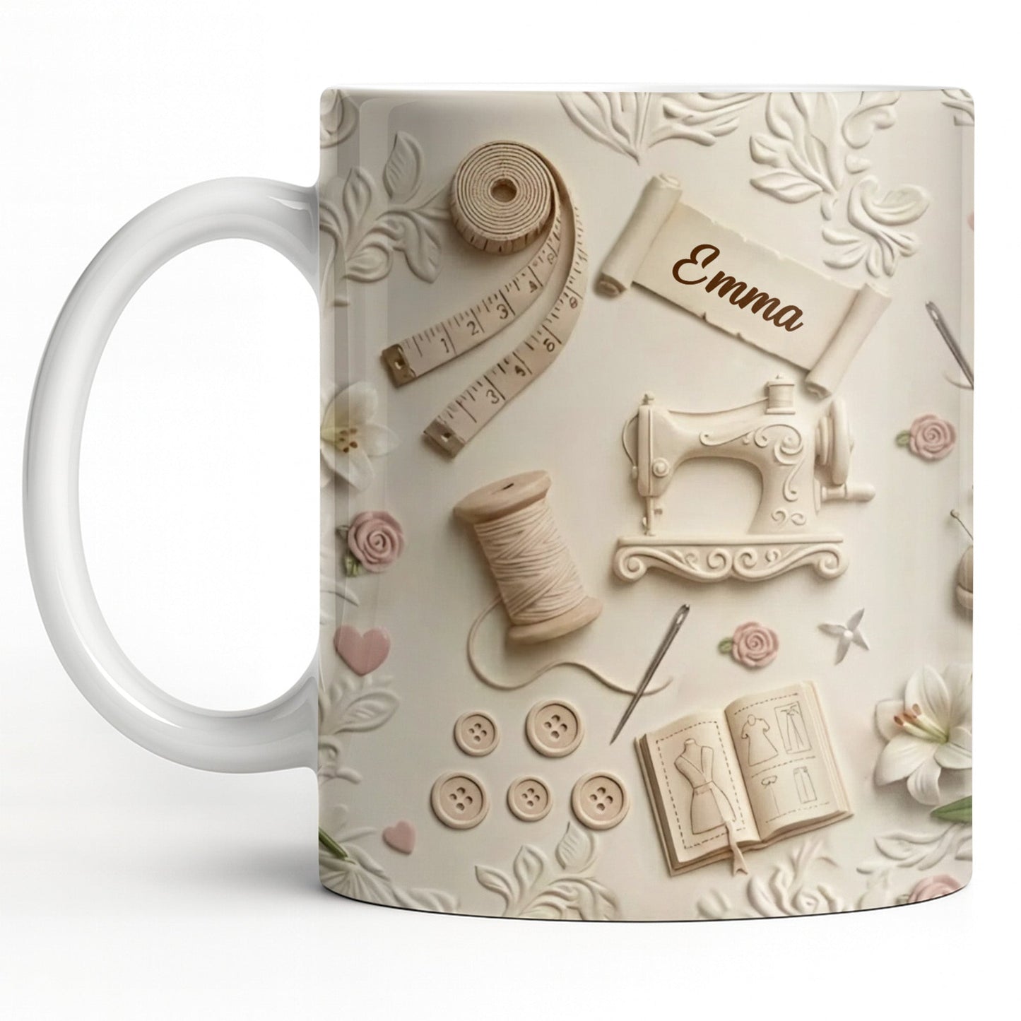 Customized Crafting Tools Design - Personalized Custom Coffee Mug - HOB023_MG