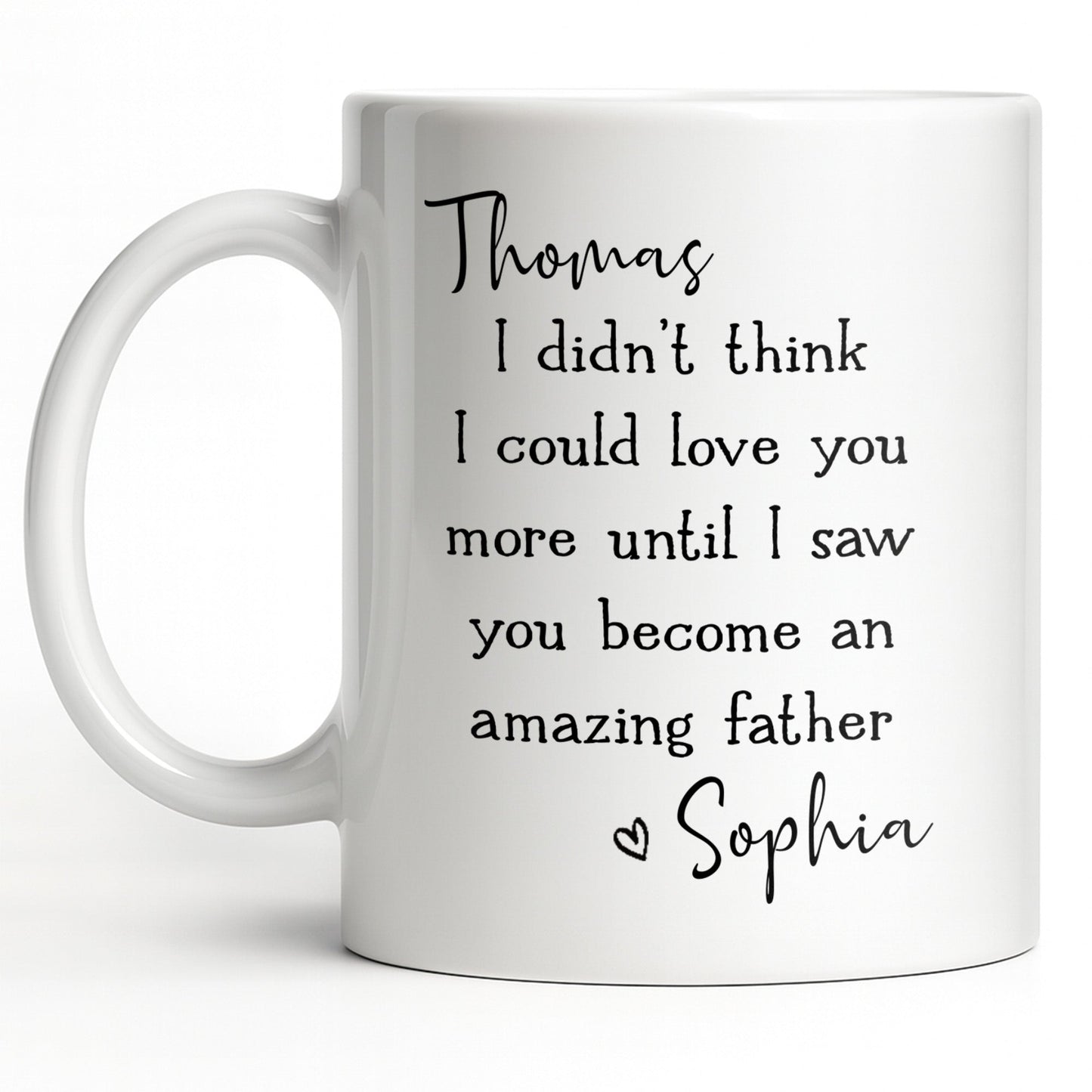 Become An Amazing Father - Personalized Custom Coffee Mug - HSB085_MG